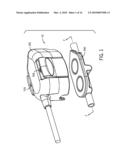 CASSETTE FOR USE IN A MEDICATION DELIVERY FLOW SENSOR ASSEMBLY AND METHOD OF MAKING THE SAME diagram and image