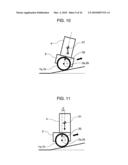 INVERTED TWO-WHEEL GUIDED VEHICLE AND CONTROL METHOD THEREFOR diagram and image