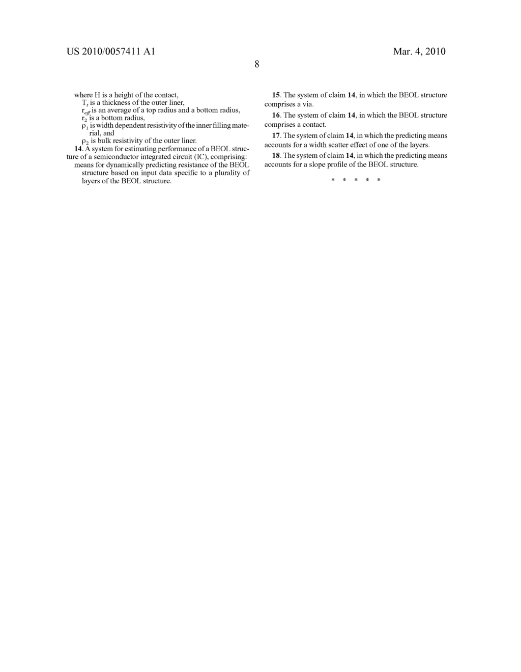 PREDICTIVE MODELING OF CONTACT AND VIA MODULES FOR ADVANCED ON-CHIP INTERCONNECT TECHNOLOGY - diagram, schematic, and image 14