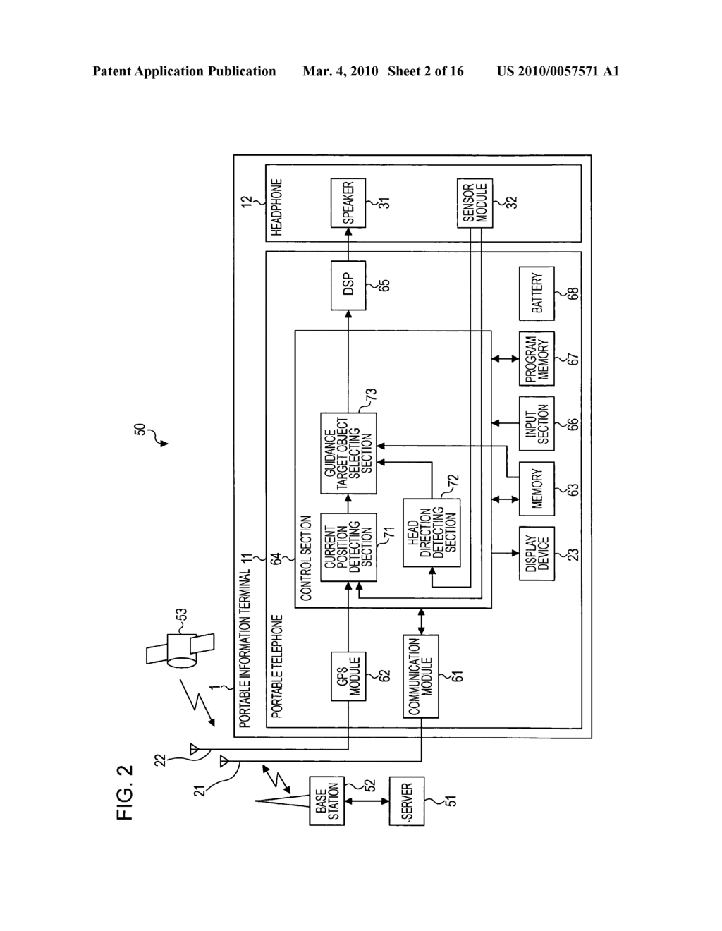 Information processing system, portable information terminal and its control method, information providing device and its control method, and program - diagram, schematic, and image 03