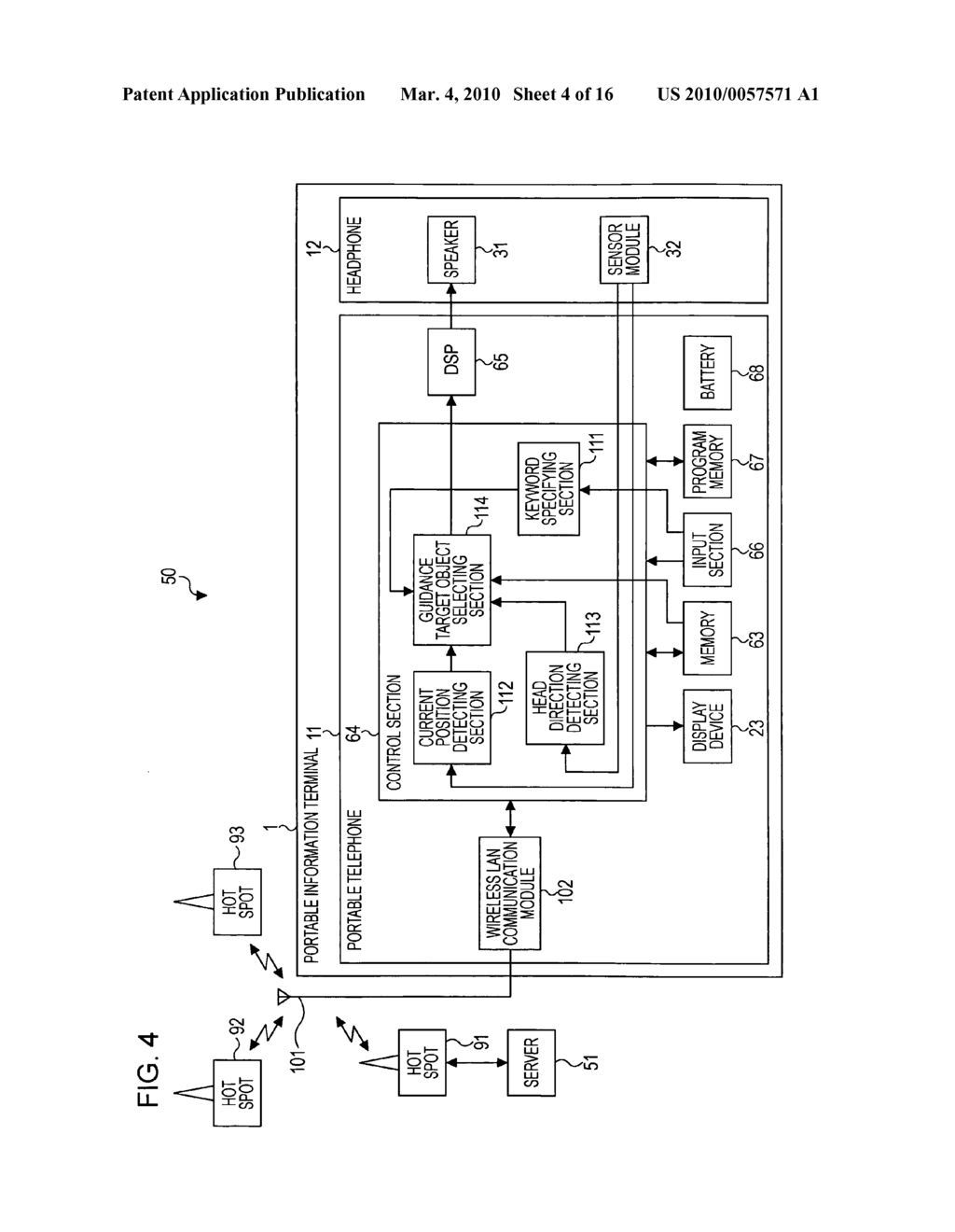 Information processing system, portable information terminal and its control method, information providing device and its control method, and program - diagram, schematic, and image 05