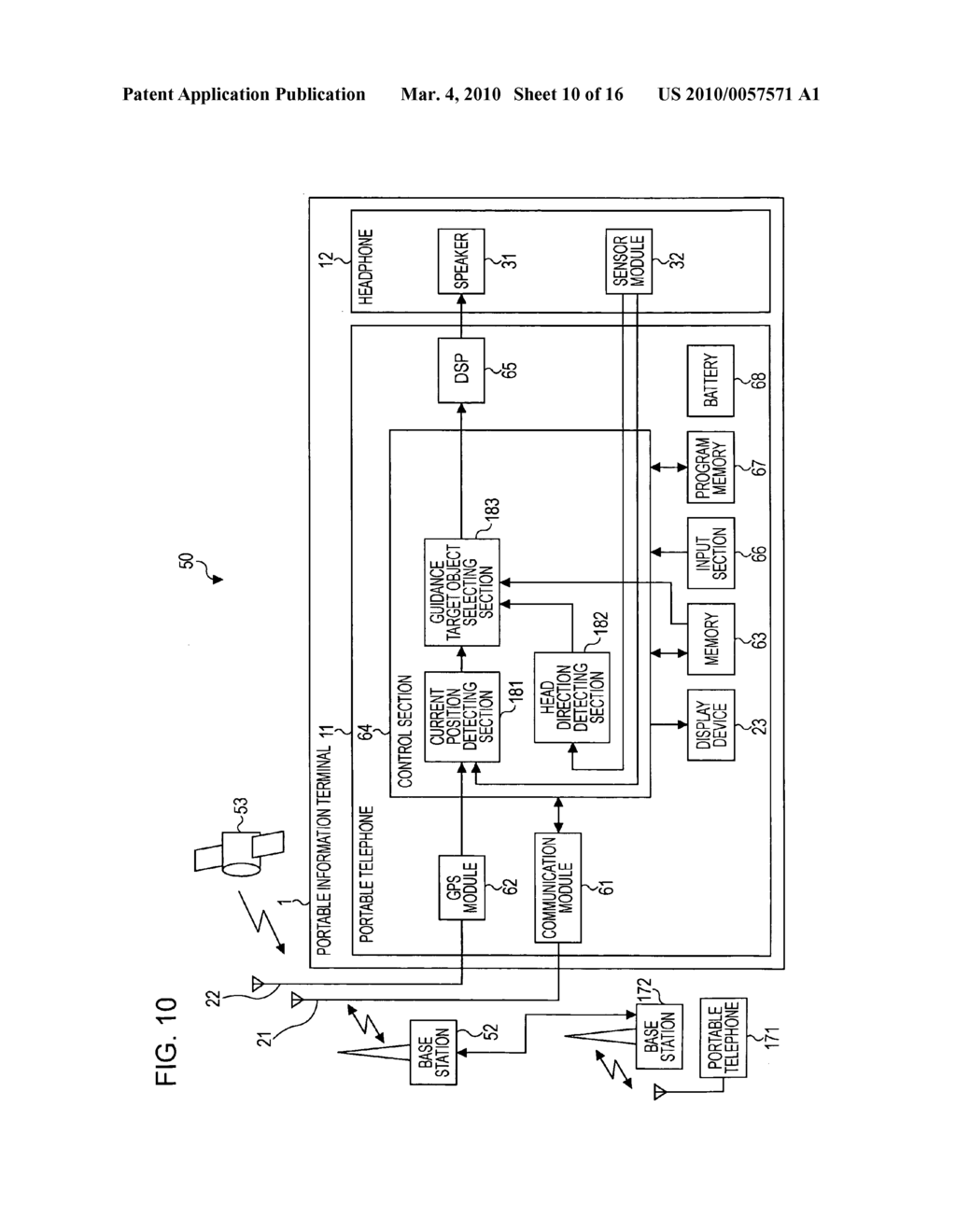 Information processing system, portable information terminal and its control method, information providing device and its control method, and program - diagram, schematic, and image 11