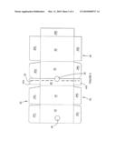 PACKAGING AND DISPLAY BOX WITH A DETACHABLE BLANK diagram and image