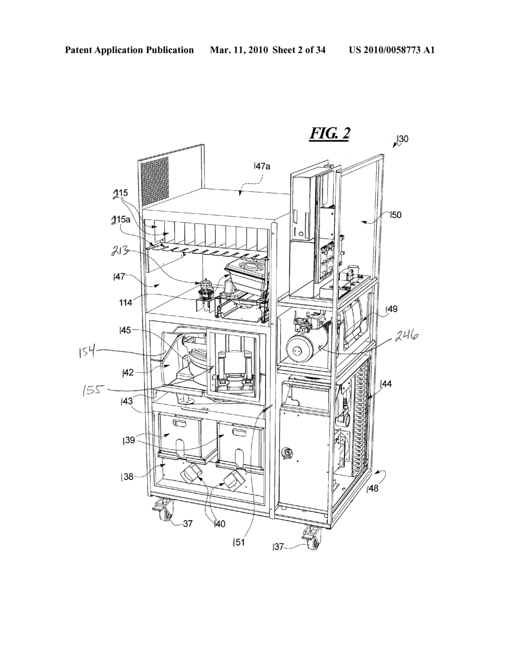 POINT OF SALE METHOD AND APPARATUS FOR MAKING AND DISPENSING AERATED FROZEN FOOD PRODUCTS - diagram, schematic, and image 03