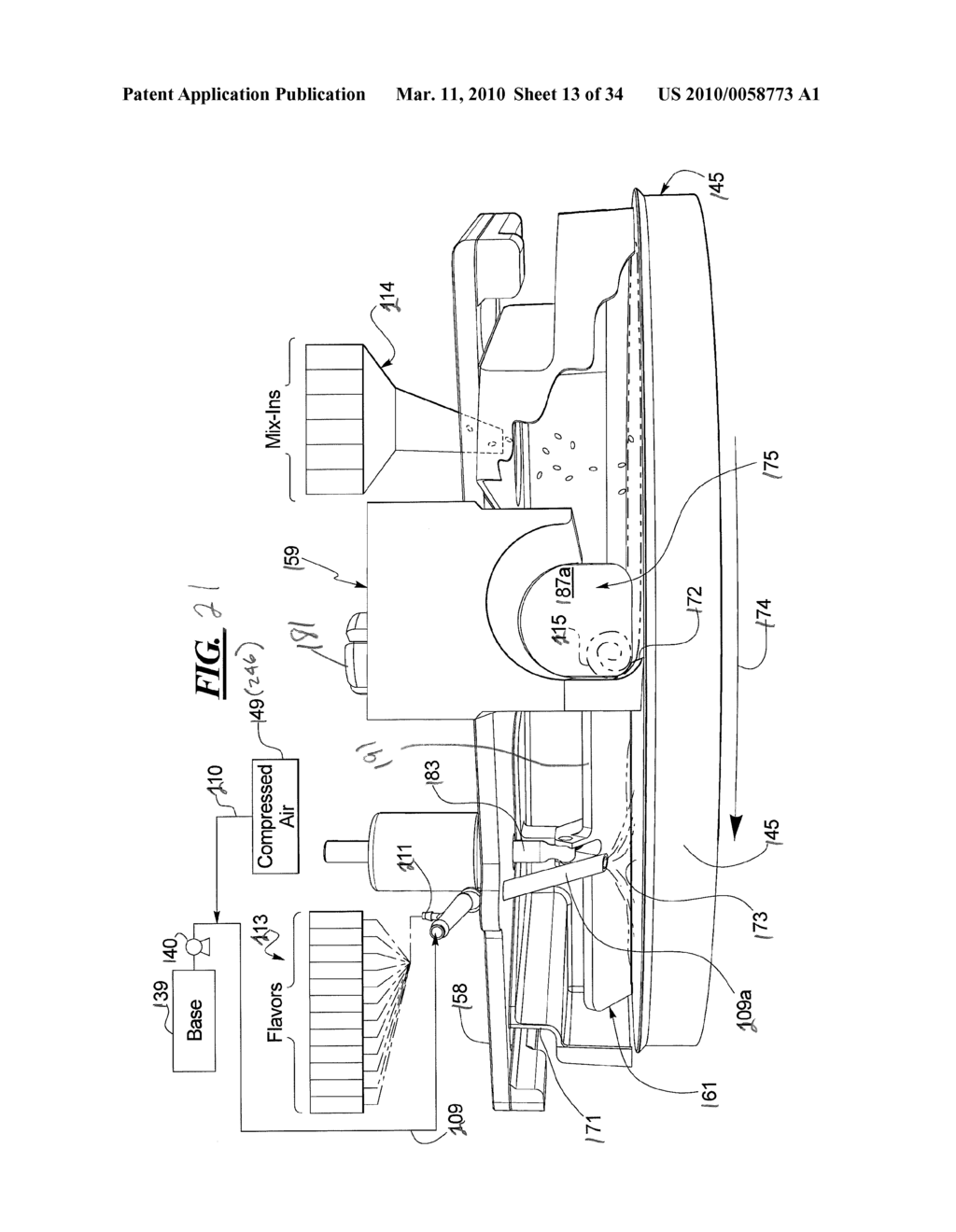 POINT OF SALE METHOD AND APPARATUS FOR MAKING AND DISPENSING AERATED FROZEN FOOD PRODUCTS - diagram, schematic, and image 14