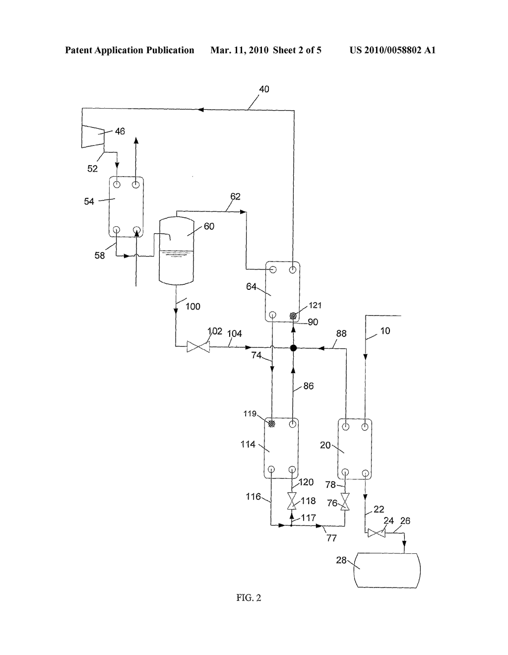 METHOD FOR LIQUEFACTION OF GAS - diagram, schematic, and image 03