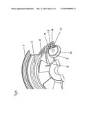 METHOD AND DEVICE FOR COMPENSATING UNBALANCES OF VEHICLE WHEELS diagram and image