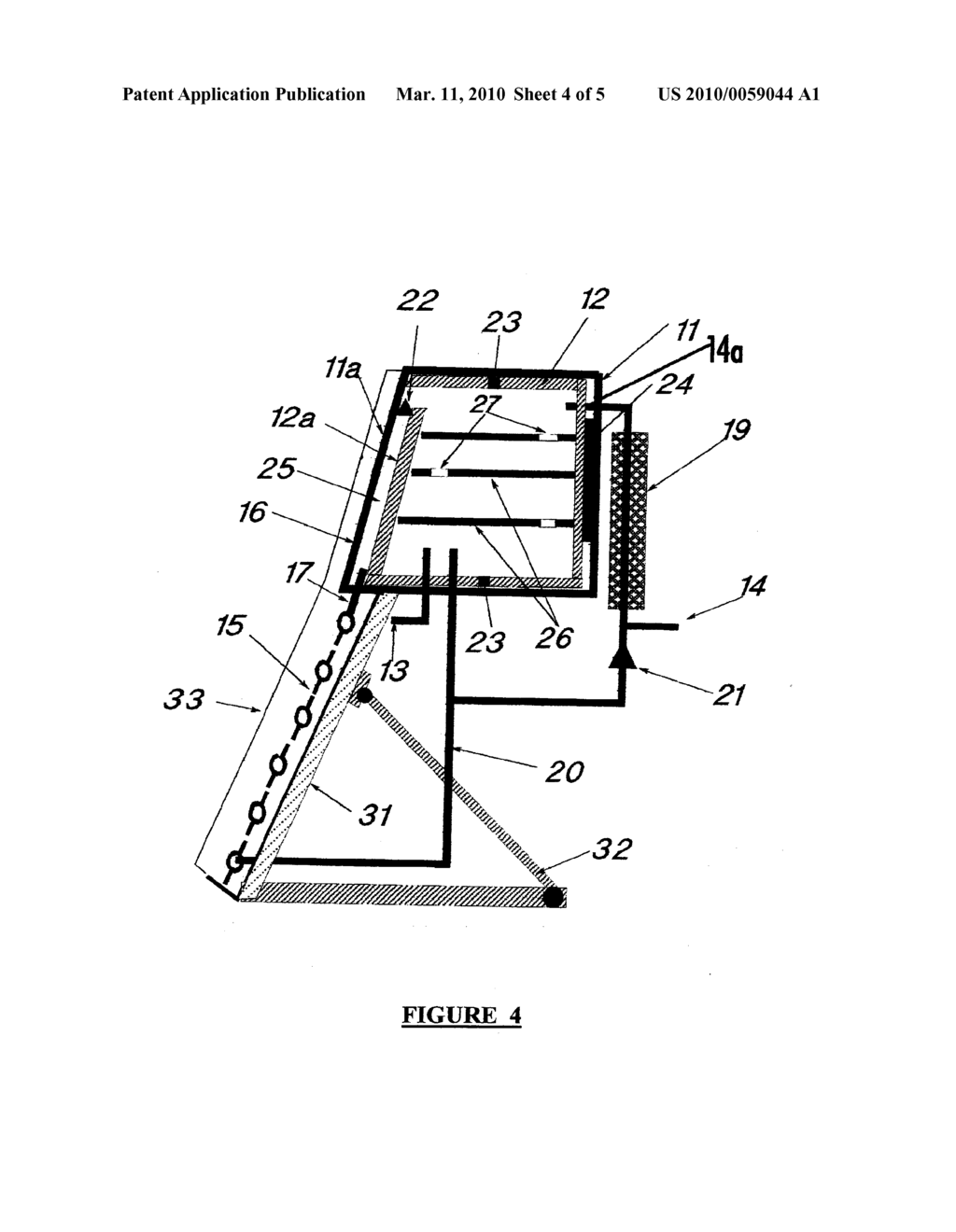 PRESSURIZED OPEN LOOP FREEZE PROTECTED INTEGRAL STORAGE COLLECTOR SOLAR WATER-HEATING SYSTEM - diagram, schematic, and image 05