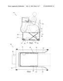 Self Moving Cart for Invalids, and Method for Managing Said Cart in Business Centres or Other Specific Areas diagram and image