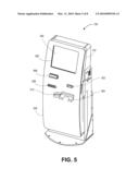 CUSTOMER-OPERATED ORDERING KIOSK HAVING MODULAR HARDWARE CONFIGURATION INCLUDING OVERLAY AND INLAY PLATES diagram and image