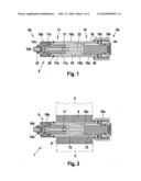 Two-stage solenoid valve for an electropneumatic valve control unit diagram and image