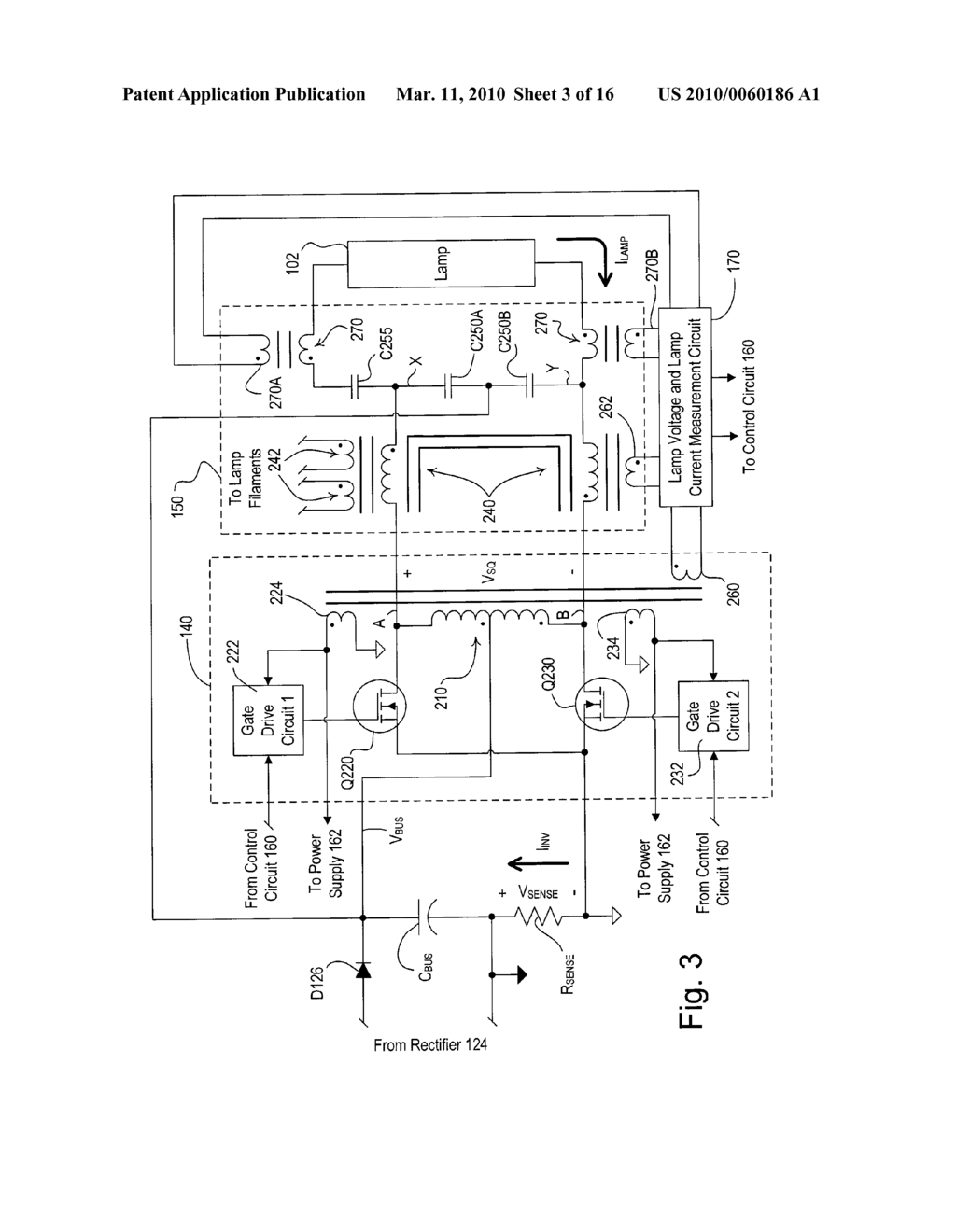 MEASUREMENT CIRCUIT FOR AN ELECTRONIC BALLAST - diagram, schematic, and image 04