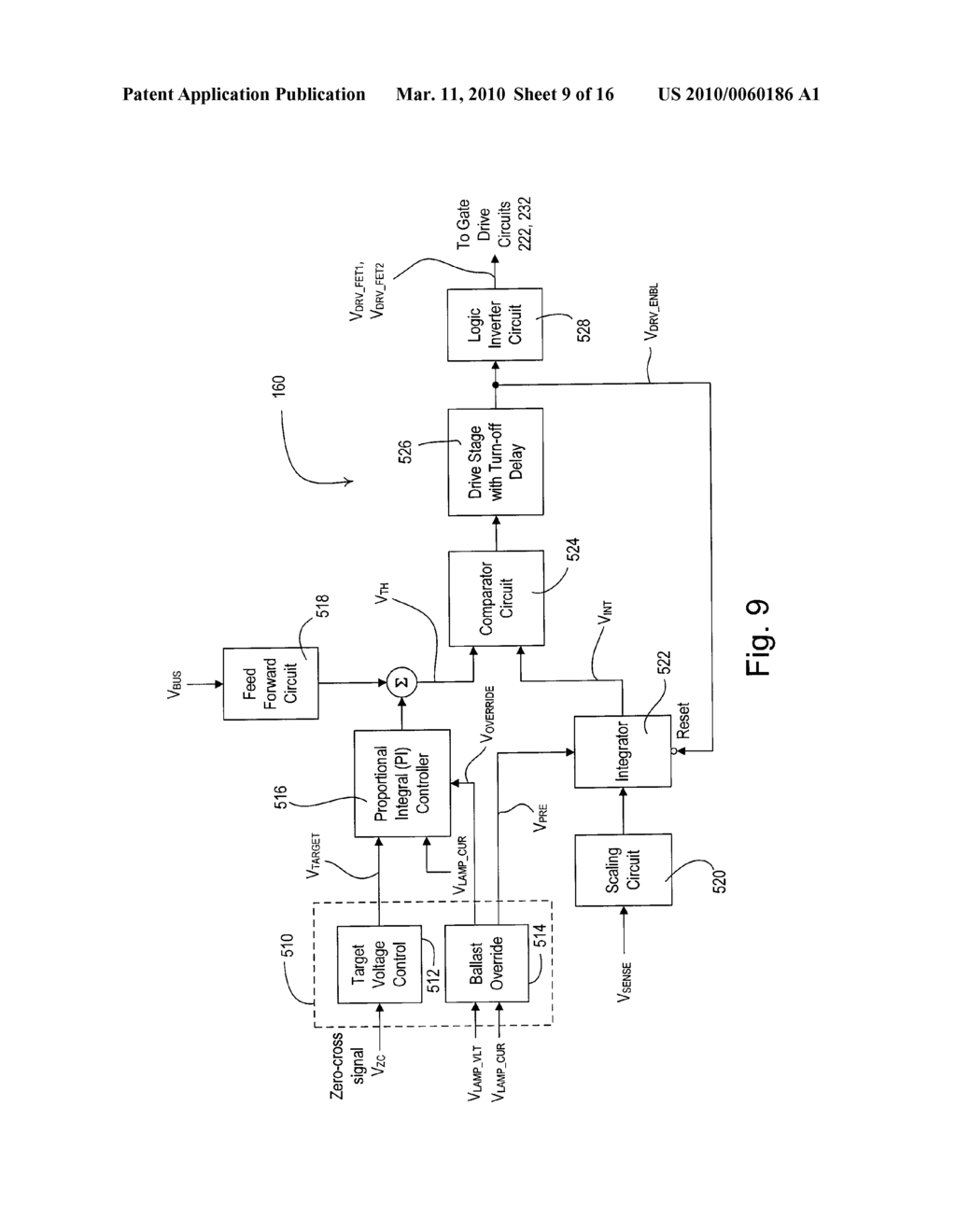 MEASUREMENT CIRCUIT FOR AN ELECTRONIC BALLAST - diagram, schematic, and image 10