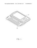 ELECTRONIC DEVICE HAVING MOVABLE DISPLAY AND HINGE THEREOF diagram and image