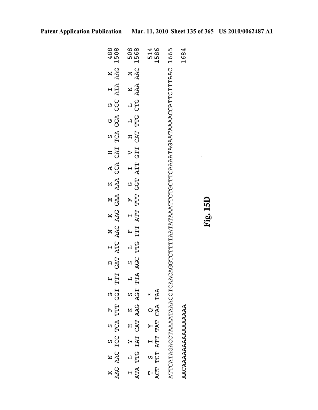 Novel genes encoding proteins having prognostic, diagnostic, preventive, therapeutic, and other uses - diagram, schematic, and image 136