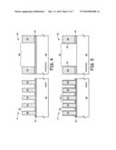 Fabrication processes for forming dual depth trenches using a dry etch that deposits a polymer diagram and image