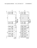 Fabrication processes for forming dual depth trenches using a dry etch that deposits a polymer diagram and image