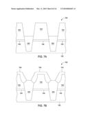 SEMICONDUCTOR DEVICES SUITABLE FOR NARROW PITCH APPLICATIONS AND METHODS OF FABRICATION THEREOF diagram and image