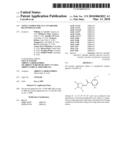 NOVEL COMPOUNDS AS CANNABINOID RECEPTOR LIGANDS diagram and image