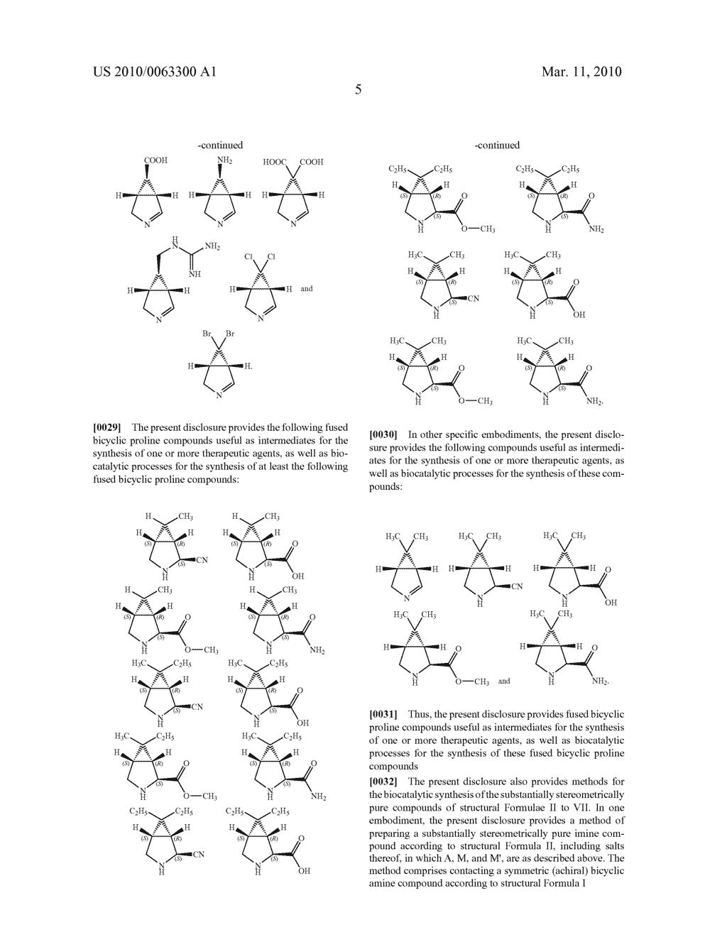 BIOCATALYTIC PROCESSES FOR THE PREPARATION OF SUBSTANTIALLY STEREOMERICALLY PURE FUSED BICYCLIC PROLINE COMPOUNDS - diagram, schematic, and image 06