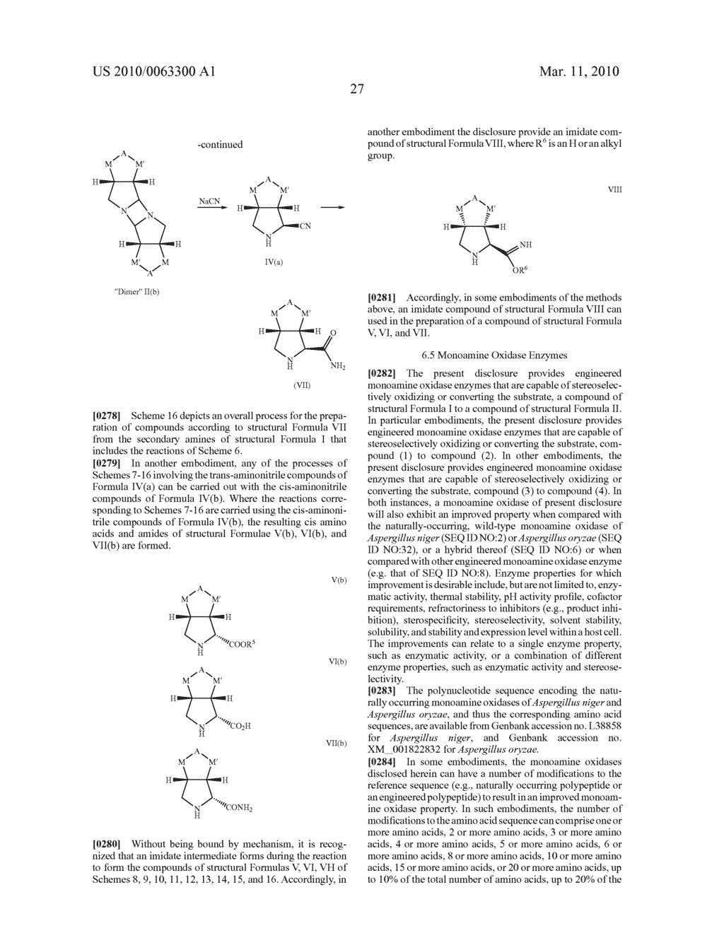 BIOCATALYTIC PROCESSES FOR THE PREPARATION OF SUBSTANTIALLY STEREOMERICALLY PURE FUSED BICYCLIC PROLINE COMPOUNDS - diagram, schematic, and image 28