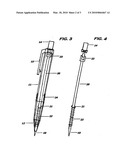 Retractable golf club groove cleaning tool diagram and image