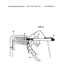 Retractable golf club groove cleaning tool diagram and image