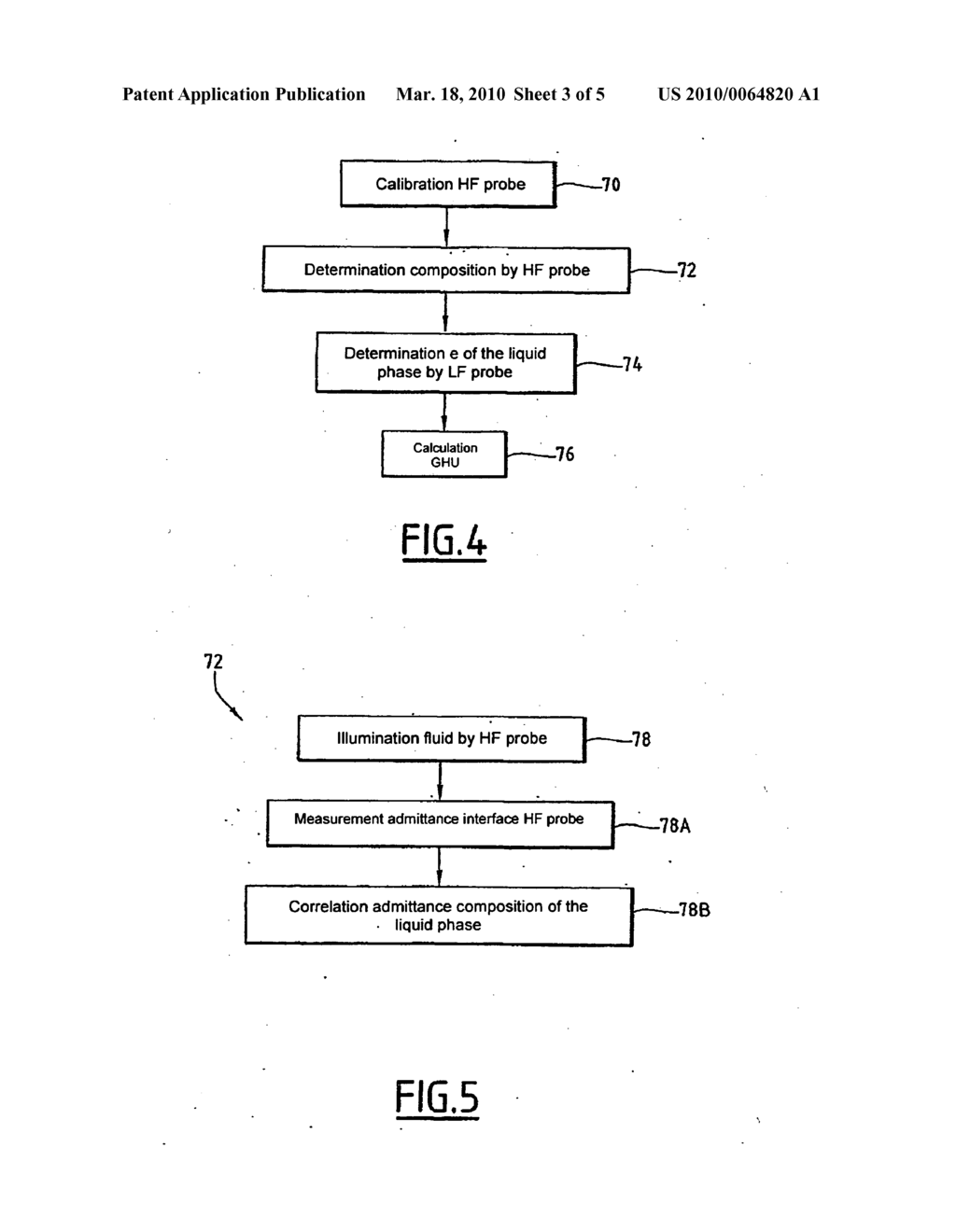 Method and device for measuring a multiple-phase fluid flowing through a pipe - diagram, schematic, and image 04