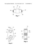 Fabricated crankshaft using roller bearings diagram and image