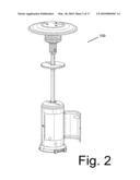 All around radiation heating apparatus diagram and image