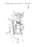 DEVICE FOR FEEDING COMBUSTION AIR TO AN ENGINE OF AN AIRCRAFT diagram and image