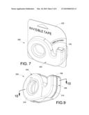 RECYCLABLE ADHESIVE TAPE DISPENSING PRODUCT diagram and image