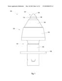 Thick Pointed Superhard Material diagram and image