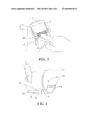 Fingertip Touch Pen diagram and image