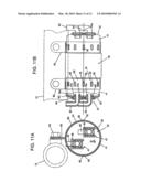 Canister-holding structure for supporting a cylindrical canister in a vehicle, combined canister and canister-holding structure, and motorcycle incorporating same diagram and image