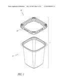 TAMPER-EVIDENT CONTAINER WITH EXTENDED BAND diagram and image