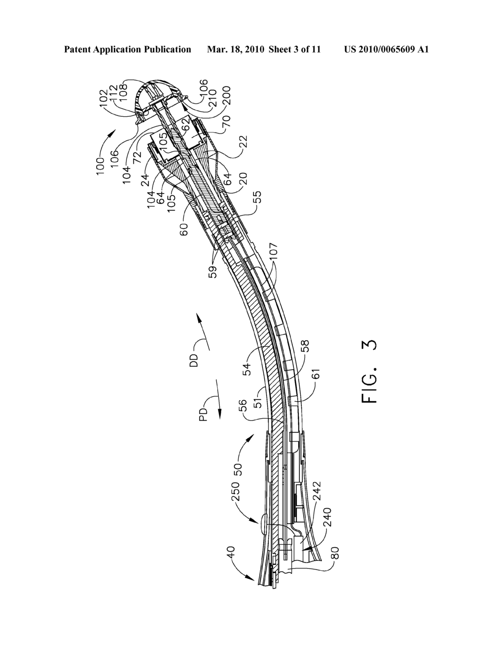SURGICAL STAPLING INSTRUMENT WITH DEVICE FOR INDICATING WHEN THE INSTRUMENT HAS CUT THROUGH TISSUE - diagram, schematic, and image 04