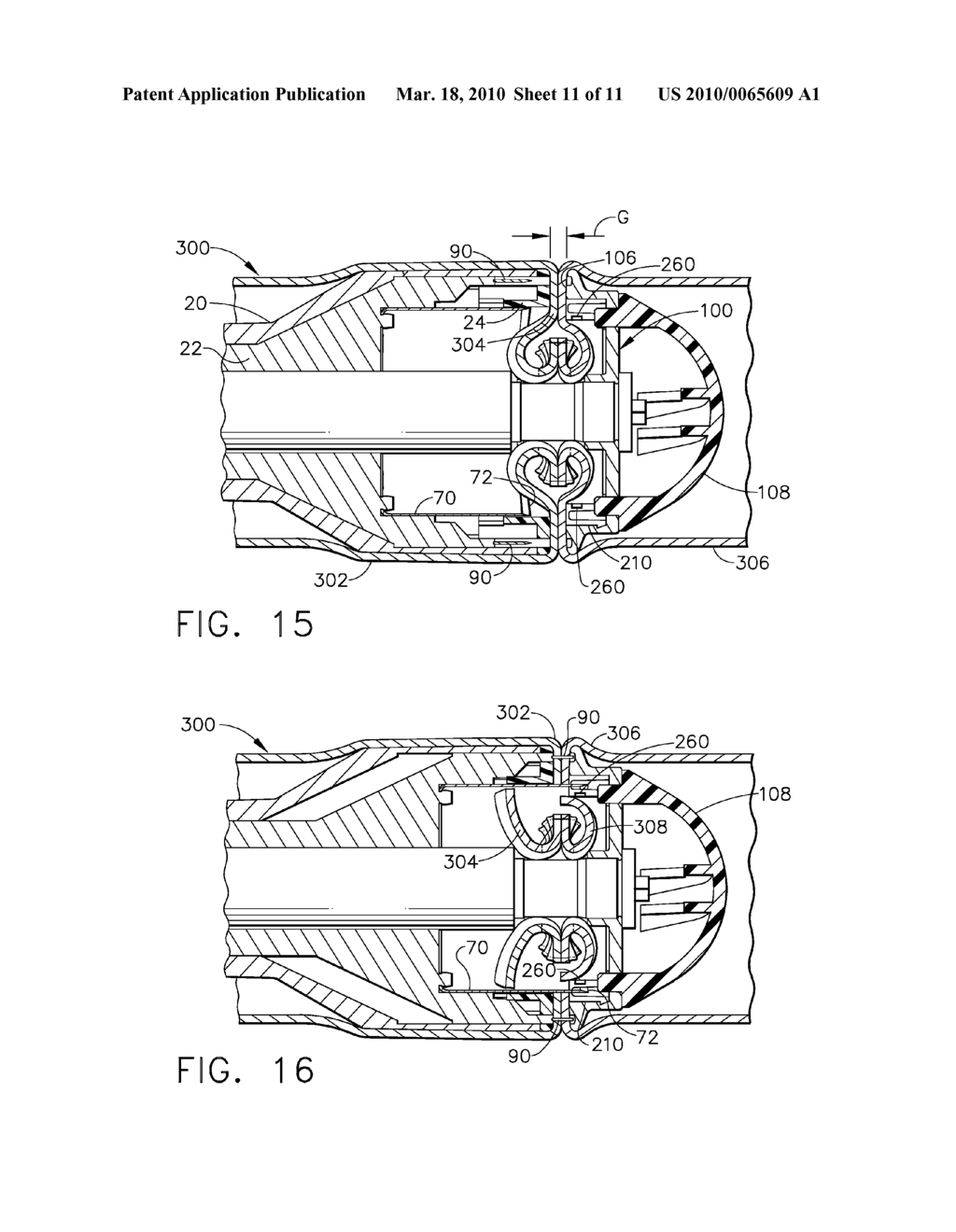 SURGICAL STAPLING INSTRUMENT WITH DEVICE FOR INDICATING WHEN THE INSTRUMENT HAS CUT THROUGH TISSUE - diagram, schematic, and image 12