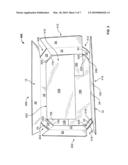 CONTAINER HAVING AN AUTOMATICALLY LOCKING BOTTOM AND BLANKS FOR MAKING THE SAME diagram and image