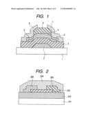 METHOD FOR MANUFACTURING THIN FILM TRANSISTOR USING OXIDE SEMICONDUCTOR AND DISPLAY APPARATUS diagram and image