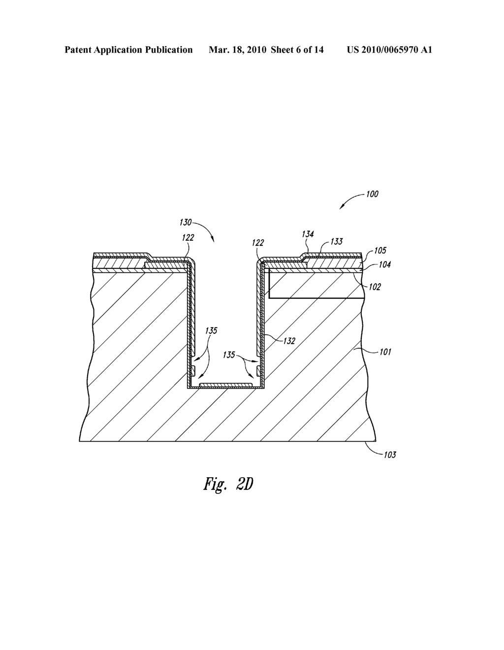 MICROFEATURE WORKPIECES HAVING CONDUCTIVE INTERCONNECT STRUCTURES FORMED BY CHEMICALLY REACTIVE PROCESSES, AND ASSOCIATED SYSTEMS AND METHODS - diagram, schematic, and image 07