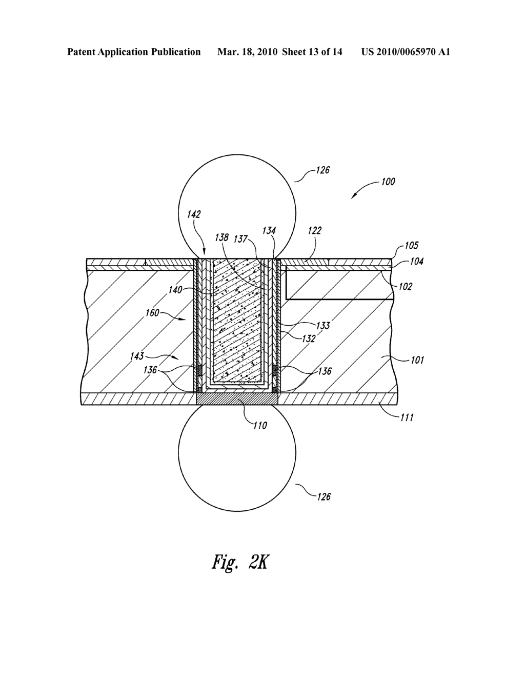 MICROFEATURE WORKPIECES HAVING CONDUCTIVE INTERCONNECT STRUCTURES FORMED BY CHEMICALLY REACTIVE PROCESSES, AND ASSOCIATED SYSTEMS AND METHODS - diagram, schematic, and image 14