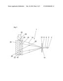 TEST DEVICE AND TEST METHOD FOR A PV CONCENTRATOR MODULE diagram and image