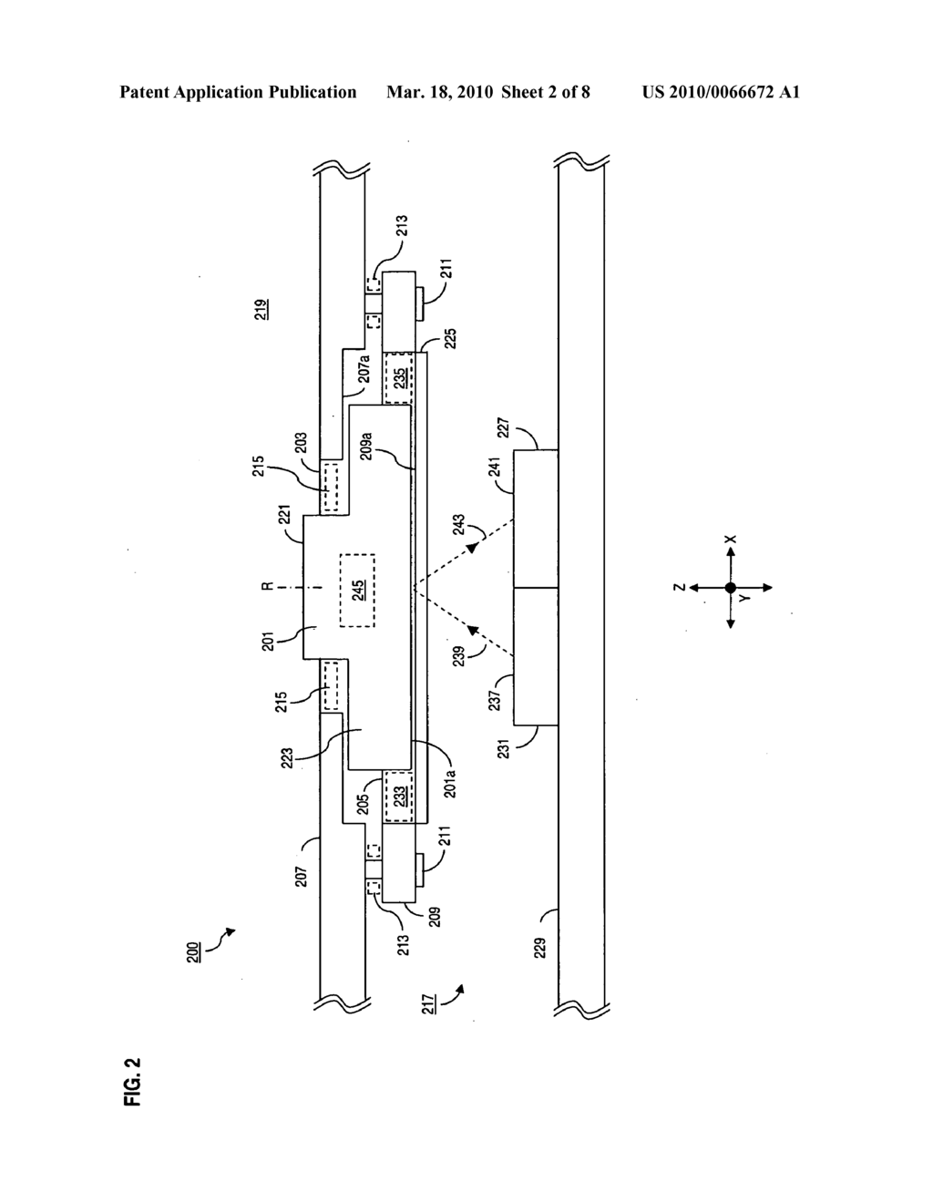 METHOD AND APPARATUS FOR MOBILE COMMUNICATION DEVICE OPTICAL USER INTERFACE - diagram, schematic, and image 03