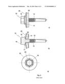 SCREW AND ITS COMBINATION WITH A CONICAL SEALING DISK diagram and image