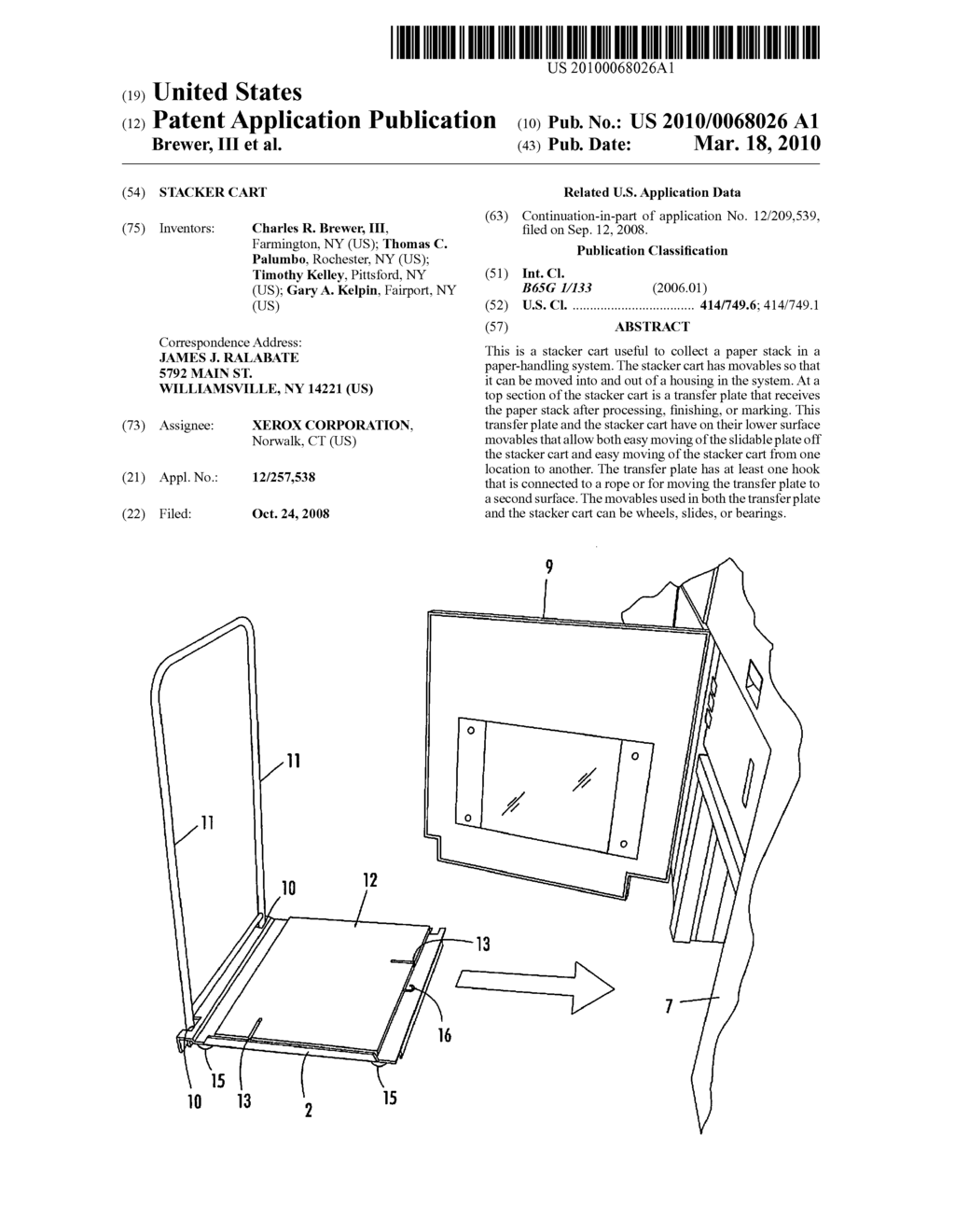 STACKER CART - diagram, schematic, and image 01