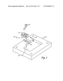 Two-stage SNAP cam pin for casting and molding systems diagram and image