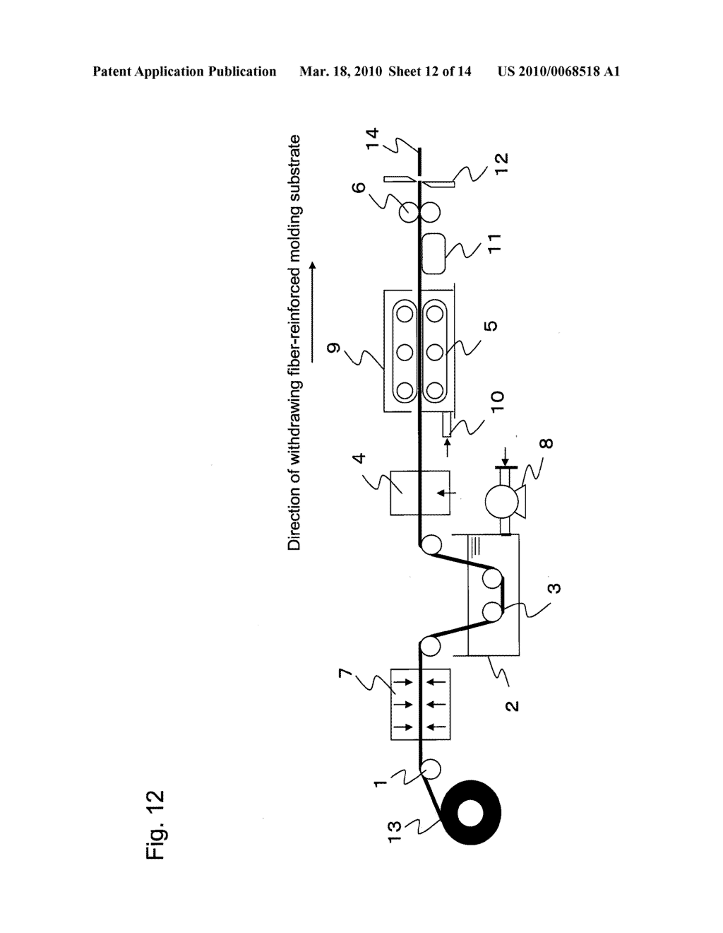 MOLDING MATERIAL, PREPREG AND FIBER-REINFORCED COMPOSITE MATERIAL, AND METHOD FOR PRODUCING FIBER-REINFORCED MOLDING SUBSTRATE - diagram, schematic, and image 13