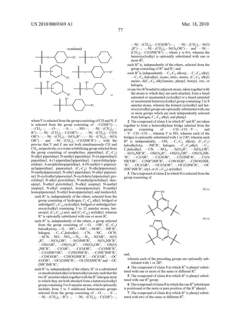 Kinase Inhibitors And Their Uses - diagram, schematic, and image 78