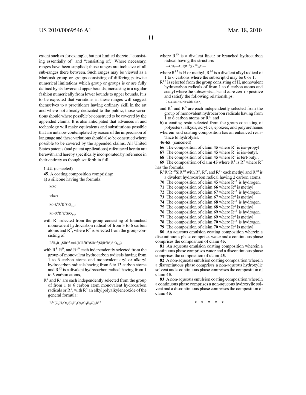 COATING COMPOSITIONS COMPRISING HYDROLYSIS RESISTANT ORGANOMODIFIED DISILOXANE SURFACTANTS - diagram, schematic, and image 12